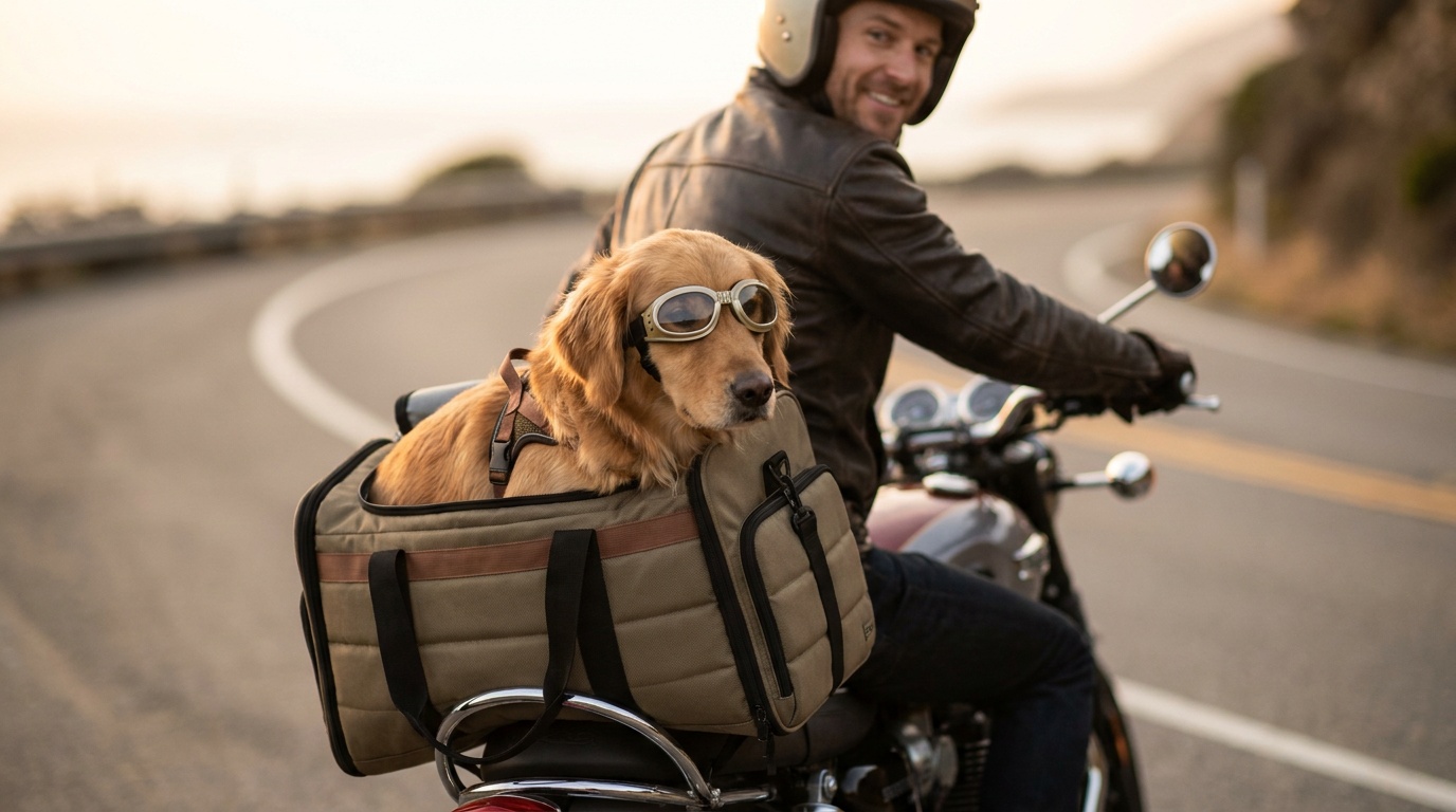 Sacoche moto pour chien : Guide complet pour transporter votre compagnon en toute sécurité